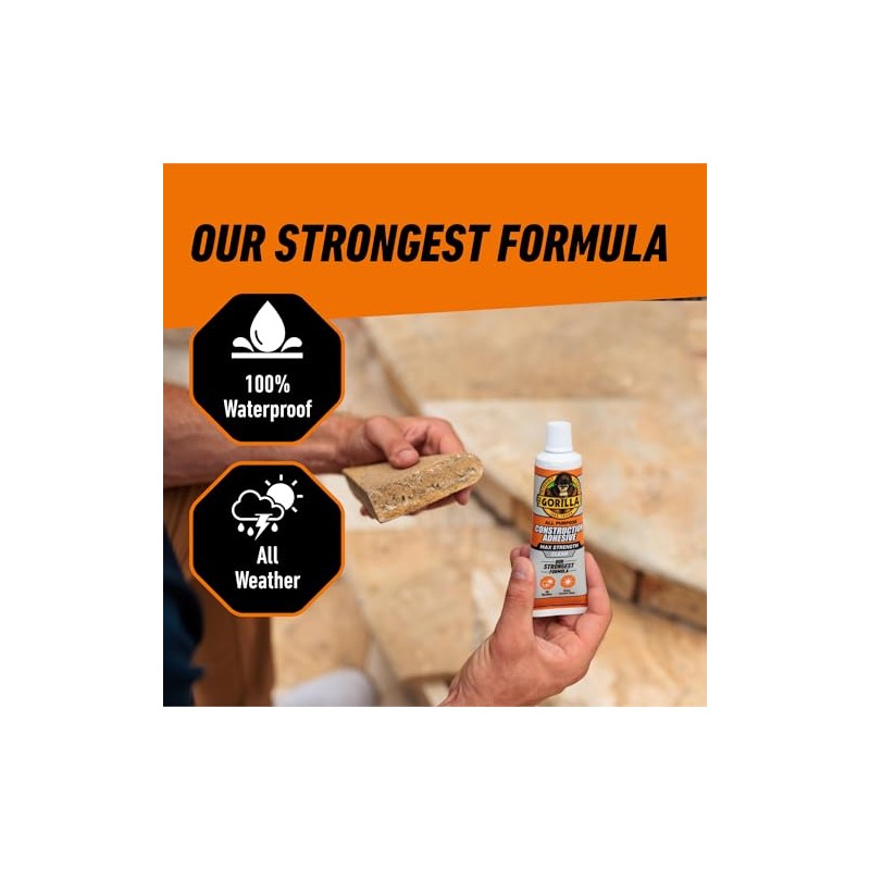 Gorilla Max Strength Calcomanía de Construcción 2.5 oz