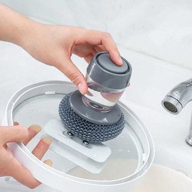 Soap Dispensing Palm Brush Cleaner - style: a