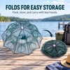 Collapsible Fishing Trap for Shrimp and Bait Fish – Foldable