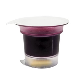 TrueVine Top & Bottom Communion Cups and Wafer Set - Prefilled Cups with Fresh Unleavened Bread & Grape Juice - Carefully Packaged & Easy to Open, Ideal First Communion Favors for Guests (100 Count)