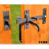 TERF® Heavy Duty Suffolk Gate Latch Door Lock Black Thumb