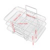 Fryer Racks Stainless Steel 3 Stackable Racks for Ninjia DZ201