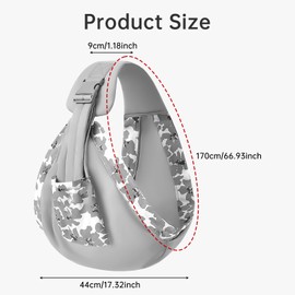 Toddler Carrier, Side Ergonomic Toddler Carrier, Baby Carrier, Hip Carrier, Toddler Carrier, Adjustable Baby Carrier for Newborns to 0-36 Months, Toddlers up to 20 kg, Grey