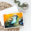 Caroline's Treasures Look at the Birdie Greeting Cards Pack of