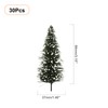 Evemodel Model Track Snow Fir Trees Snow-Covered Trees for Winter