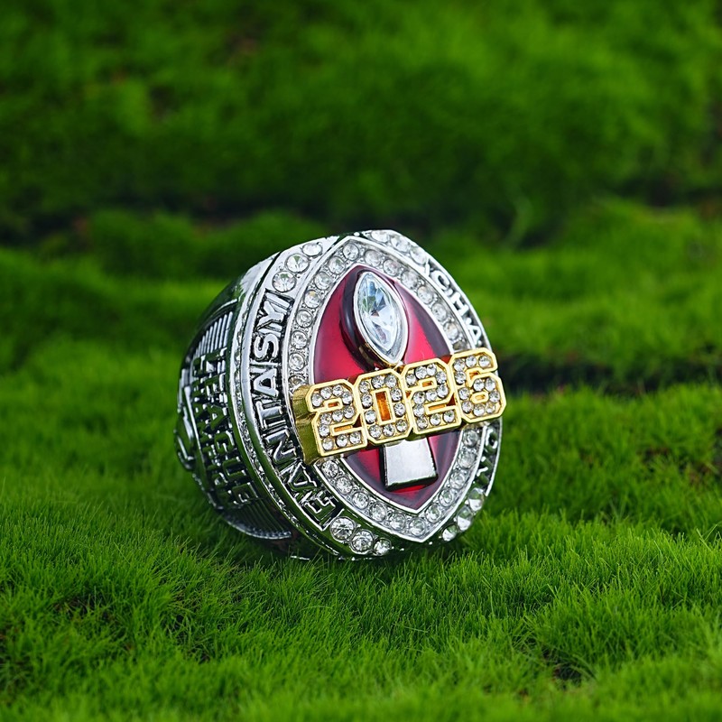 K-toobeely 2026 Fantasy Football Championship Ring Red with Box League