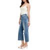 Judy Blue High Waist Back Pocket Embroidery Raw Cut Hem