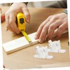 LALAFINA 20 Sets Transparent Cabinet Door Latches Drawer Front Clips