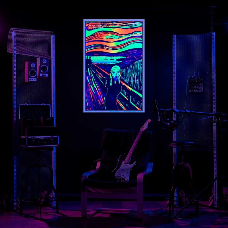 The Scream - Blacklight Poster - 23"x 35"