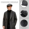 YEWCEP Peaky Blinders Women's Flat Cap Retro Peaked Cap Flat