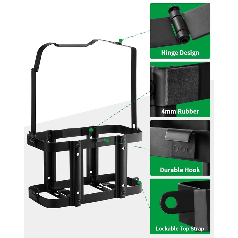 Racewill 5 Gallon Water Storage Containers Holder Mount - Only
