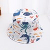 Malaxlx Kids Bucket Sun Hat Cute Ocean Adventure Summer Outdoor