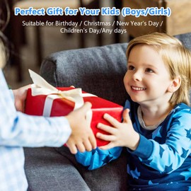 HOCHSTE 3D Police Helicopter Toy - Sound, Flashing Lights & Projection - Fun Kids Gift, Xmas Toy - Ideal for Boys & Girls Aged 3+ - Enhance Creativity & Motor Skills White One Size