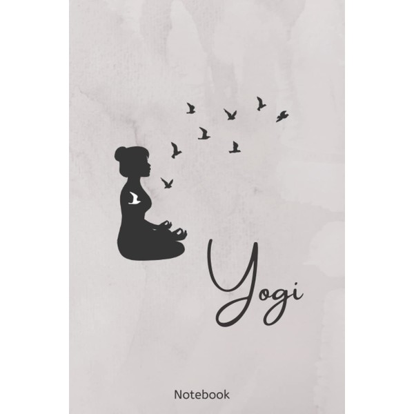 Yogi Notebook, Yoga Lined Notebook Journal, Yogi Journal 6"x9"