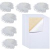 LQSMBDTY 6 Pieces of Faux Fur Fabric, 6 Pieces of