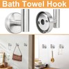 TocTen Bathroom Hardware Set, Stainless Steel 24IN Bath Towel Bar