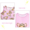 Kinberr Sleepwear for Girls Comfy Dog Print Pajamas Set Kids