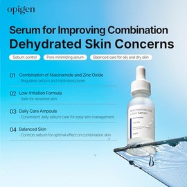 Sérum Facial Con Niacinamida Al 22 Y Zinc, Reduce Los Poros, Minimiza El Acné, Equilibra La Piel Y Reduce Los Poros. Cuidado De La Piel Coreano. 30...