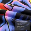 Miytal Blacklight Trippy Tapestry, UV Reactive Horror Wall Hanging Tapestries,