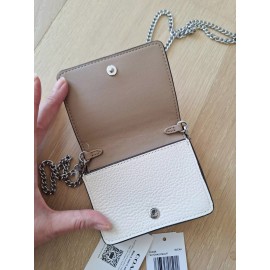 Coach Mini Wallet On A Chain With Floral Print Chalk Multi CU005 NEWNWT