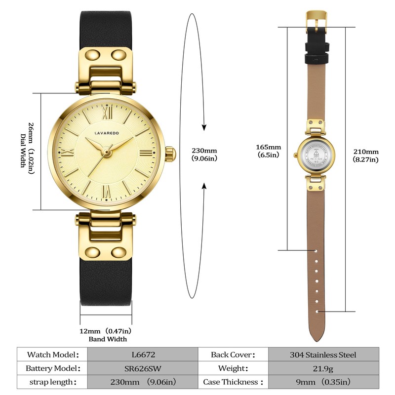 NN BEN NEVIS Watches for Women Elegant Classic Small Gold