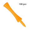 Zivisk Orange Golf Tees Plastic 70MM 100 Count Long Castle