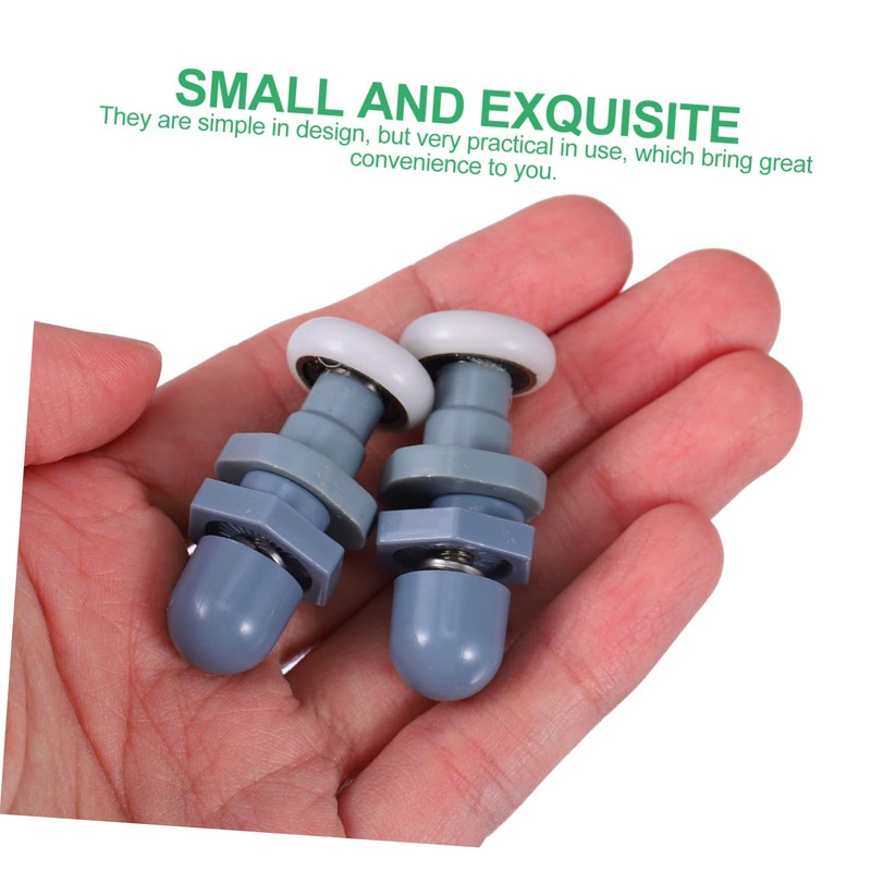 TEHAUX 12pcs Shower Door Rollers Replacement Smooth Low Noise Pulleys