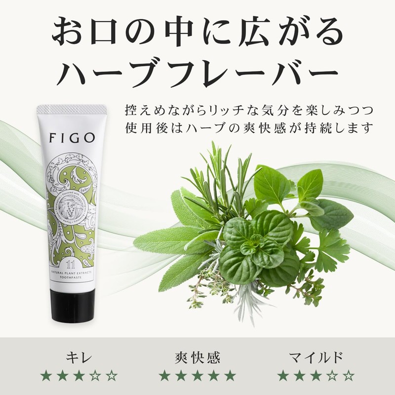 FIGO TOOTHPASTE Toothpaste, 3.0 oz (85 g), Bad Breath Care,