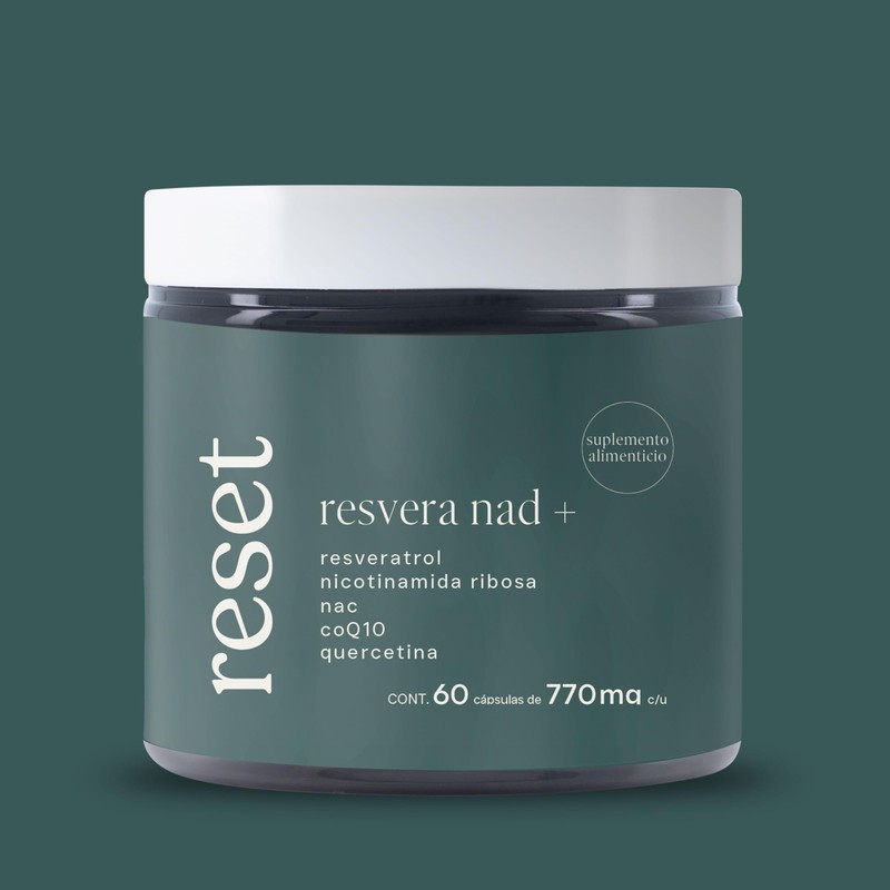RESET | RESVERA NAD + con Resveratrol, NAC, NR, Quercitina