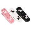 HYOTANDO Kimono Clip (Large) Cat Pattern, 3 Colors, Set of