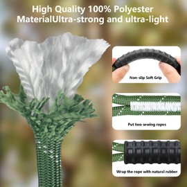 Tree Swing Ropes Heavy Duty, Adjustable Extendable Hammock Hanging Straps for Outdoor Swings Hammock Playground Set Accessories, 3.3Ft(40") of 2Pack, Green