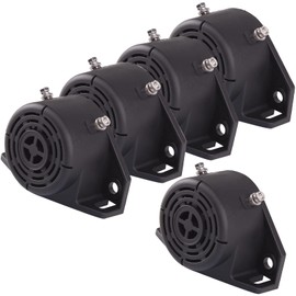 FARBIN Truck Back-up Alarm 105dB 12V/48V Car Reverse Horn BIBI Buzzer Warning Alarm Siren Waterproof Industrial Heavy-Duty Backup Warning (Circular Alarm reversing Horn 5pcs)