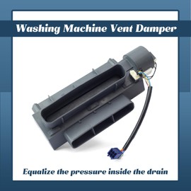 Esttlamer WH16X29509 Washing Machine Vent Damper Compatible with GE Most Drum Washer GFW510 GFW550 GFW650 Series GFW510SCN0WW GFW510SCN1WW GFW510SCN2WW GFW550SPN0DG GFW550SPN1DG Replacement Parts