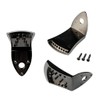 RuiJOTWAT Zinc Alloy Triple-cornered Mandolin Tailpiece with 3Pcs Screws