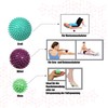 ResultSport Igelball Massageball Set mit Noppen für Rücken, Beine, Füße