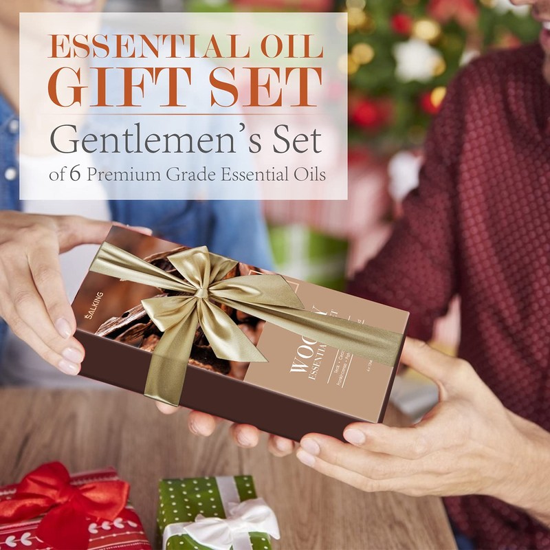 Woody Essential Oils Set, Men Scents Fragrance Oil for Candle