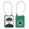 Wisetail Fingerprint Padlock, Smart Gym Locker Lock for Students, Keyless