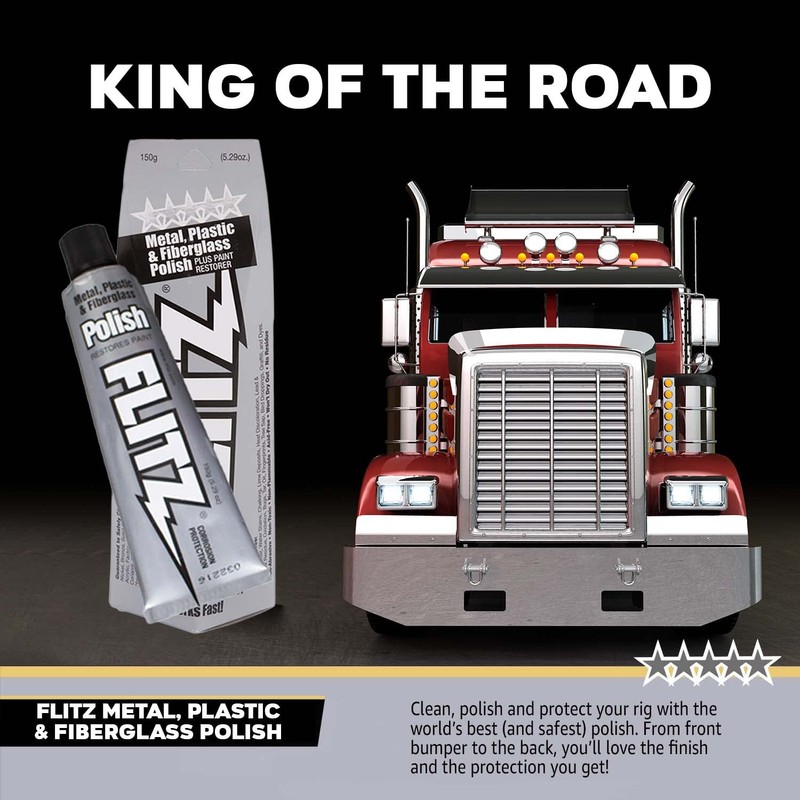 Flitz Multi-Purpose Metal Polish Paste - 5.29oz Tube of USA-Made