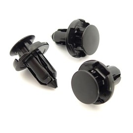 VVO Fasteners Black Plastic Clips Engine Heat Shield or Insulator Attachment Compatible with Some Mitsubishi Outlander (Pack of 10 Clips)
