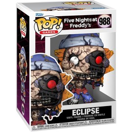 POP Five Nights at Freddy's: Security Breach - Eclipse Funko Vinyl Figure (Bundled with Compatible Box Protector Case), Multicolor, 3.75 inches