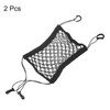 HARFINGTON 2pcs Motorcycle Cargo Nets 11.2" x 9.8" High Elastic