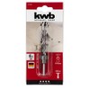 kwb Spiral Wood Drill Bit Set with Countersink and Depth