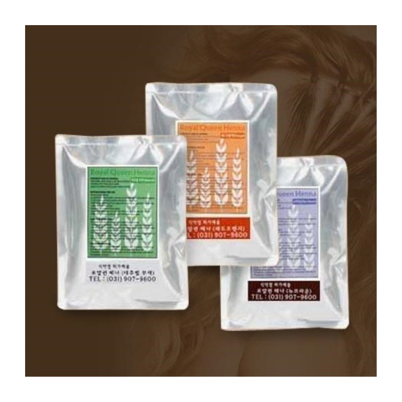 Royal Queen Henna, Color Henna - Light Brown / 로얄퀸헤나,
