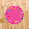 11" Dots Classroom Floor Decal (Pink)