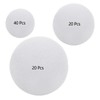 Jucoan 80 Pack Thick Felt Plate Dividers, 3 Sizes Round