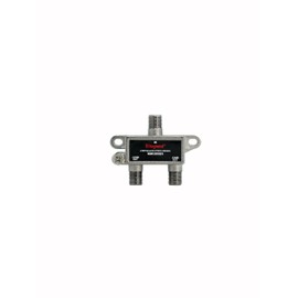 On-Q VM2202V1 Home Office and Theater Cable Splitter, 2 Way, Black