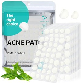 180 Parches Para Acné. Pimple Patch, Calcomanías Ultra Finas para Cara y Piel, Parches Hidrocoloides Absorbentes para Tratar la Erupción de Acné y Esp