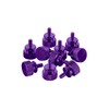CableMod Anodized Aluminum Thumbscrews (Purple, UNC 6-32, Pack of 10)