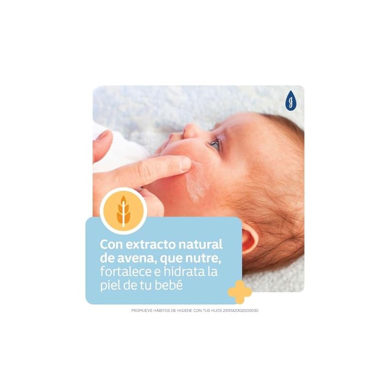 Johnson'S, Crema Corporal Para Bebé, Avena 400 Ml