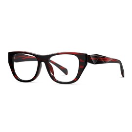 kimorn Blue Light Blocking Glasses,Anti Eyestrain & UV Protection,Computer Gaming/TV/Phones Glasses for Women Men (Red)